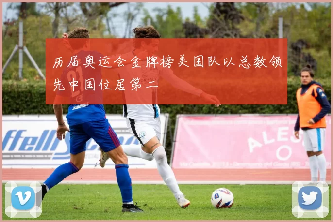 历届奥运会金牌榜美国队以总数领先中国位居第二