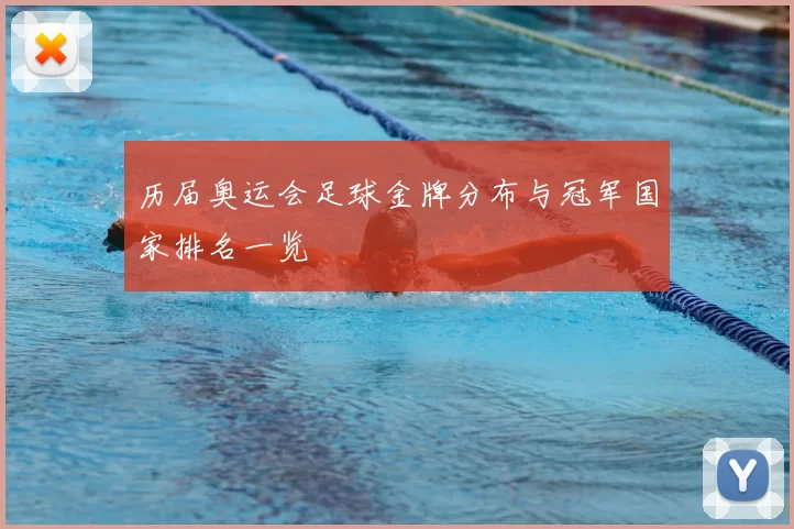 历届奥运会足球金牌分布与冠军国家排名一览